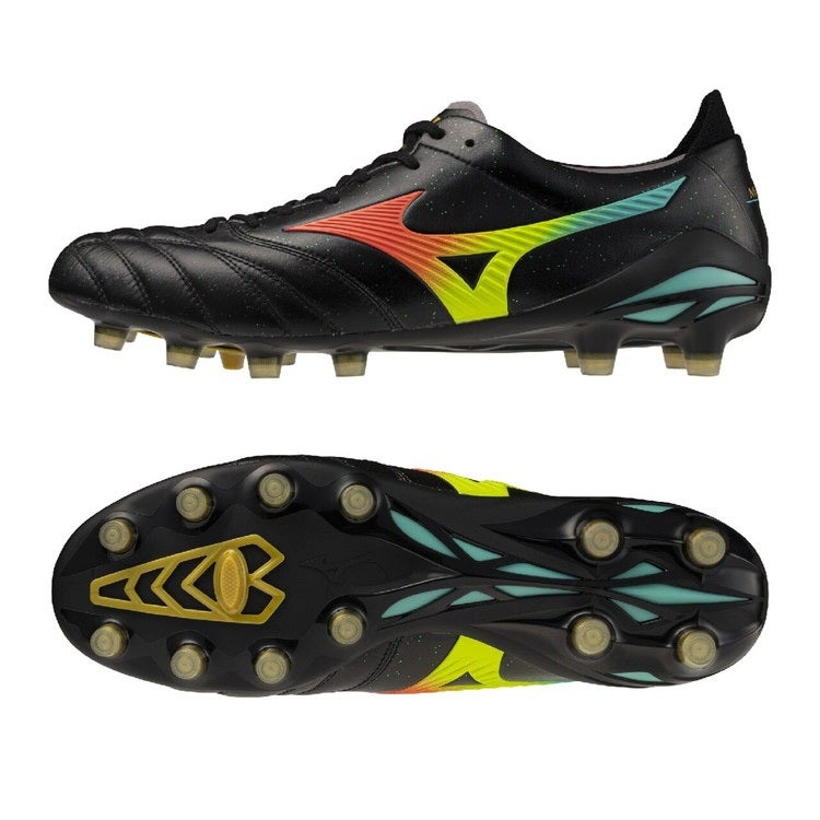 ミズノ　モレリアネオジャパン　27.5センチ　ブラック MIZUNO ミズノ モレリア ネオ 5 JAPAN ブラック×イエロー×オレンジ