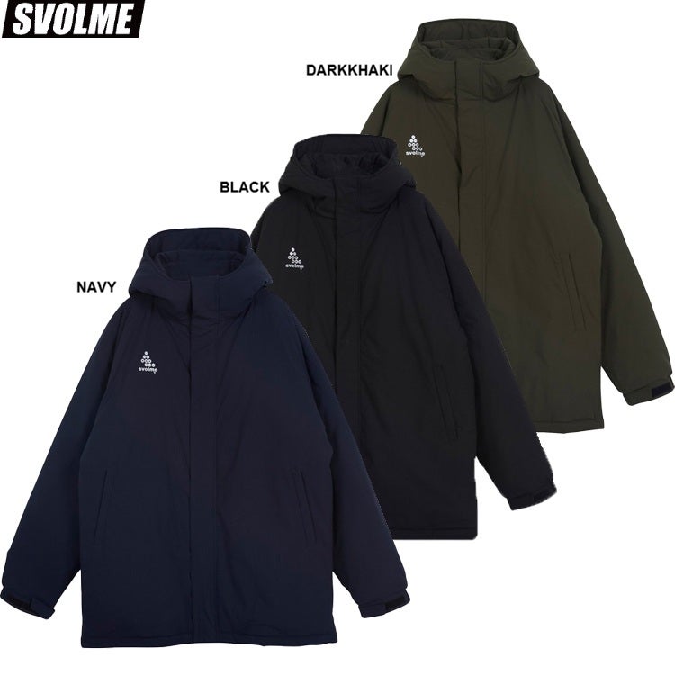 予約：10月上～中旬発売》SVOLME スボルメ 発熱中綿ハーフコート 26AW