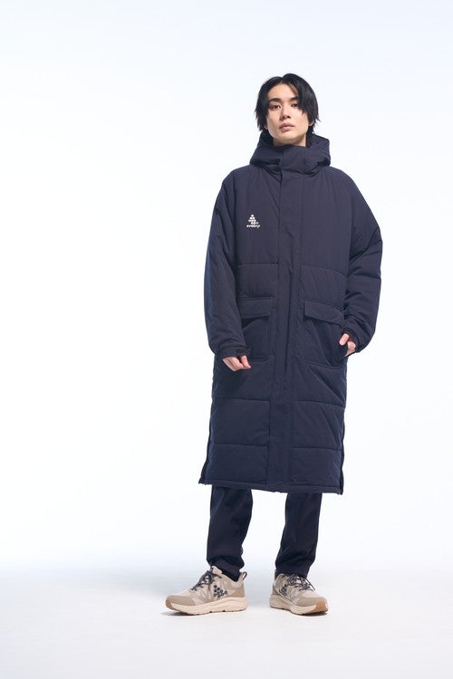 予約：10月上～中旬発売》SVOLME スボルメ 発熱中綿ベンチコート 26AW
