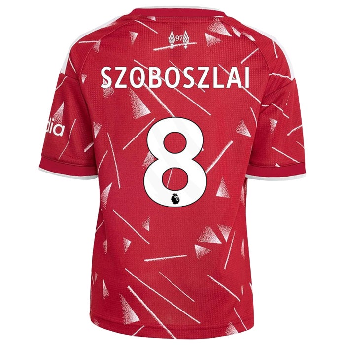 キッズ #8 ソボスライ adidas アディダス 26/27 リバプールFC ホーム